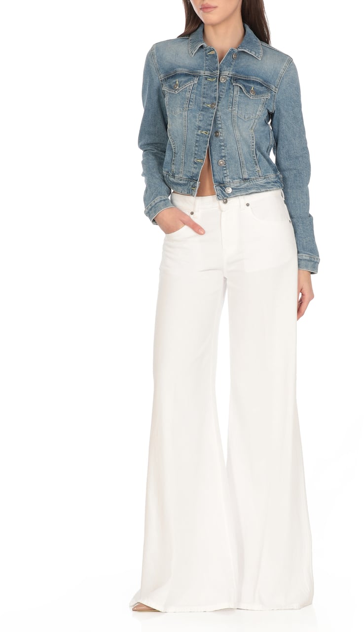 Dondup Coats Denim Blauw