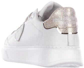 Philippe Model Philippe model temple leather sneakers color white/gold Wit