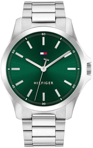 Tommy Hilfiger Tommy Hilfiger TH1710672 Horloge Heren Zilverkleurig 43mm Zilver