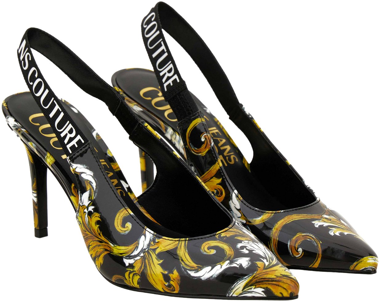 Versace Jeans Couture Flat Shoes Black Zwart