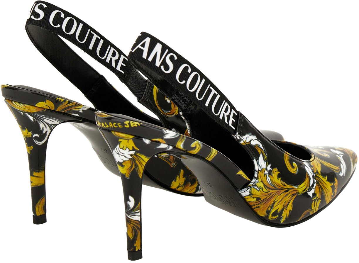 Versace Jeans Couture Flat Shoes Black Zwart