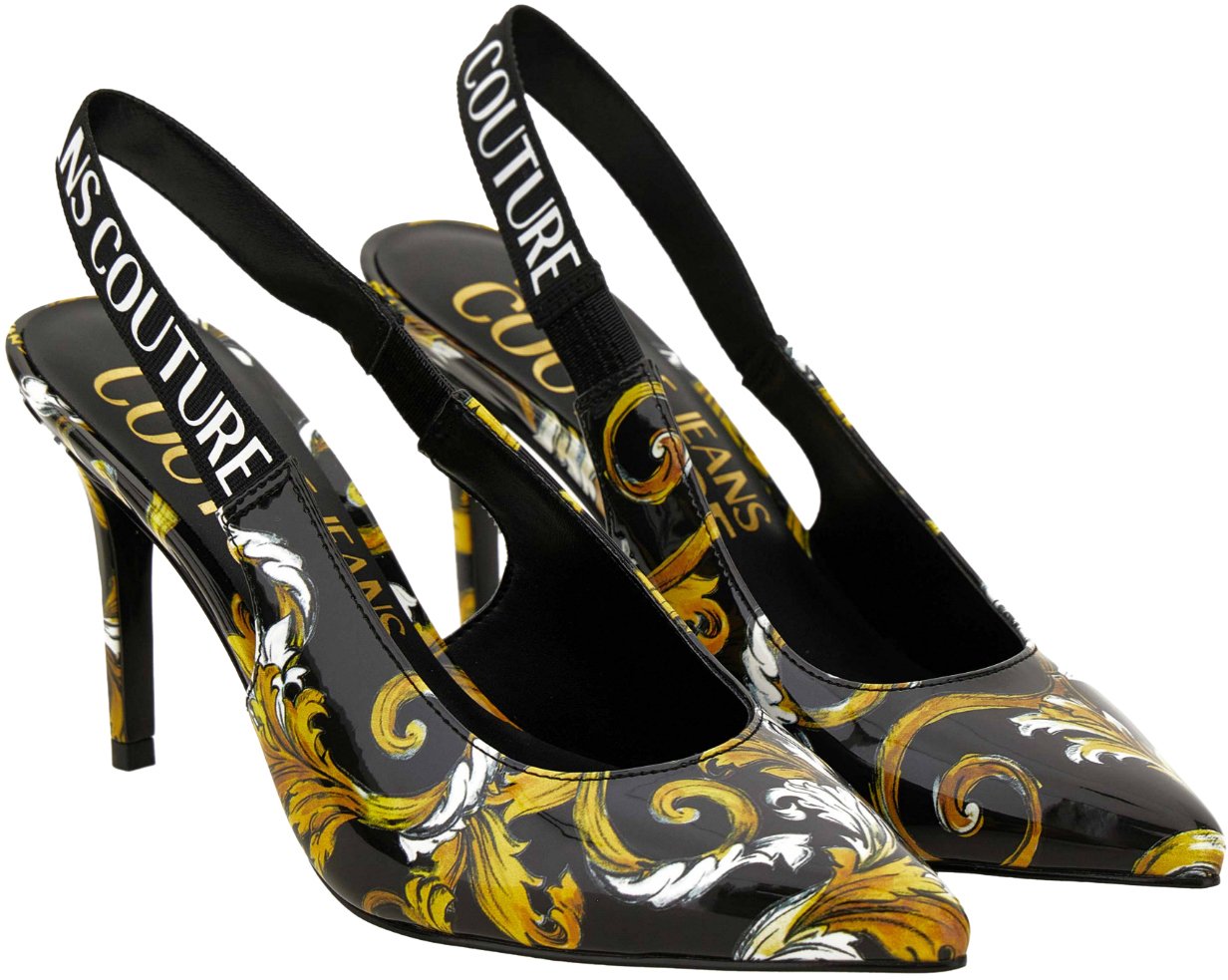 Versace Jeans Couture Flat Shoes Black Zwart