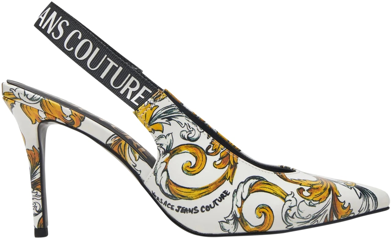 Versace Jeans Couture Flat Shoes White Wit