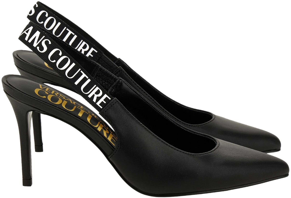 Versace Jeans Couture Flat Shoes Black Zwart