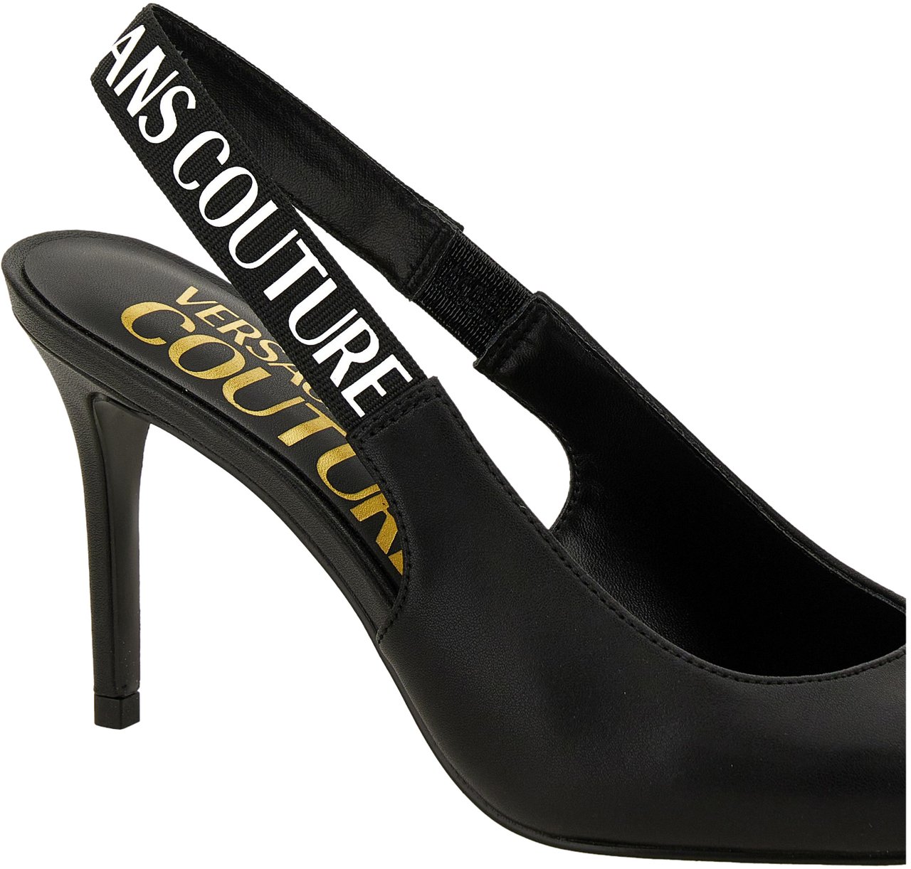 Versace Jeans Couture Flat Shoes Black Zwart