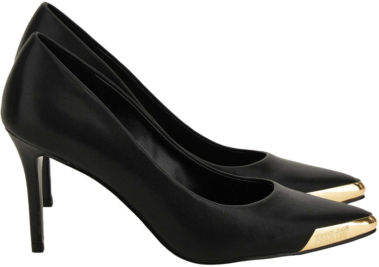 Versace Jeans Couture High Heel Shoes Black Zwart