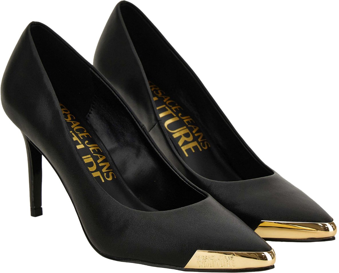 Versace Jeans Couture High Heel Shoes Black Zwart