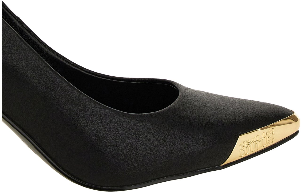Versace Jeans Couture High Heel Shoes Black Zwart