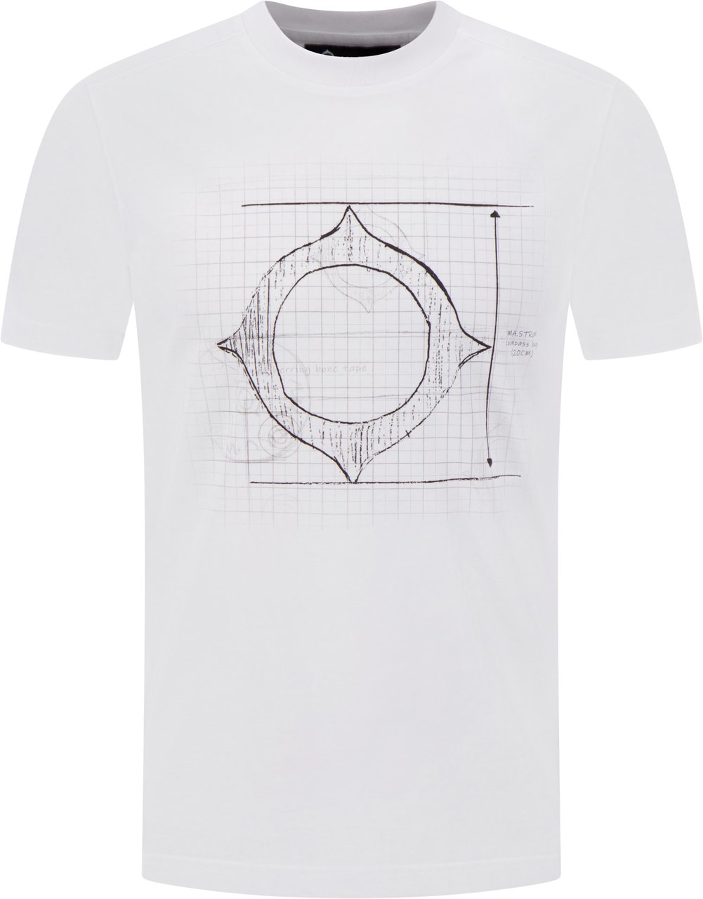 Ma.Strum T-shirt Wit Wit