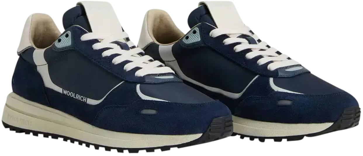 Woolrich Retro Sneaker Blue Blauw