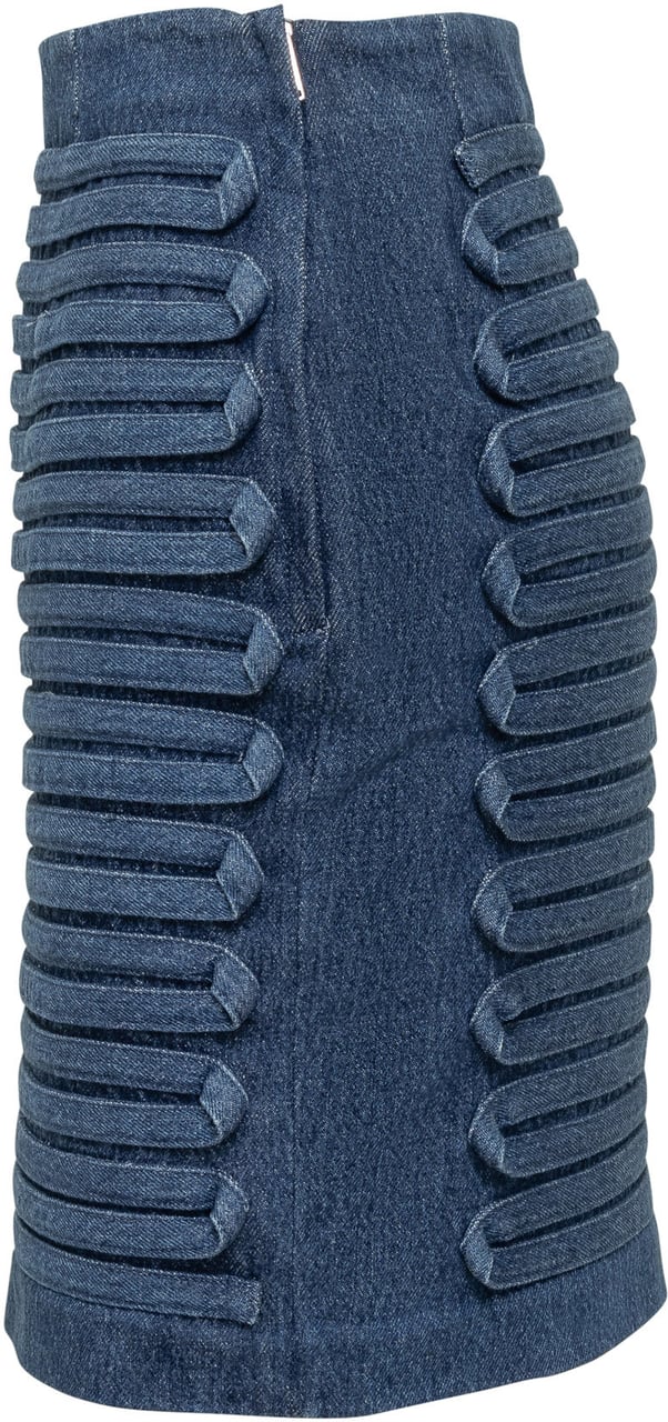 Versace Skirts Denim Blauw