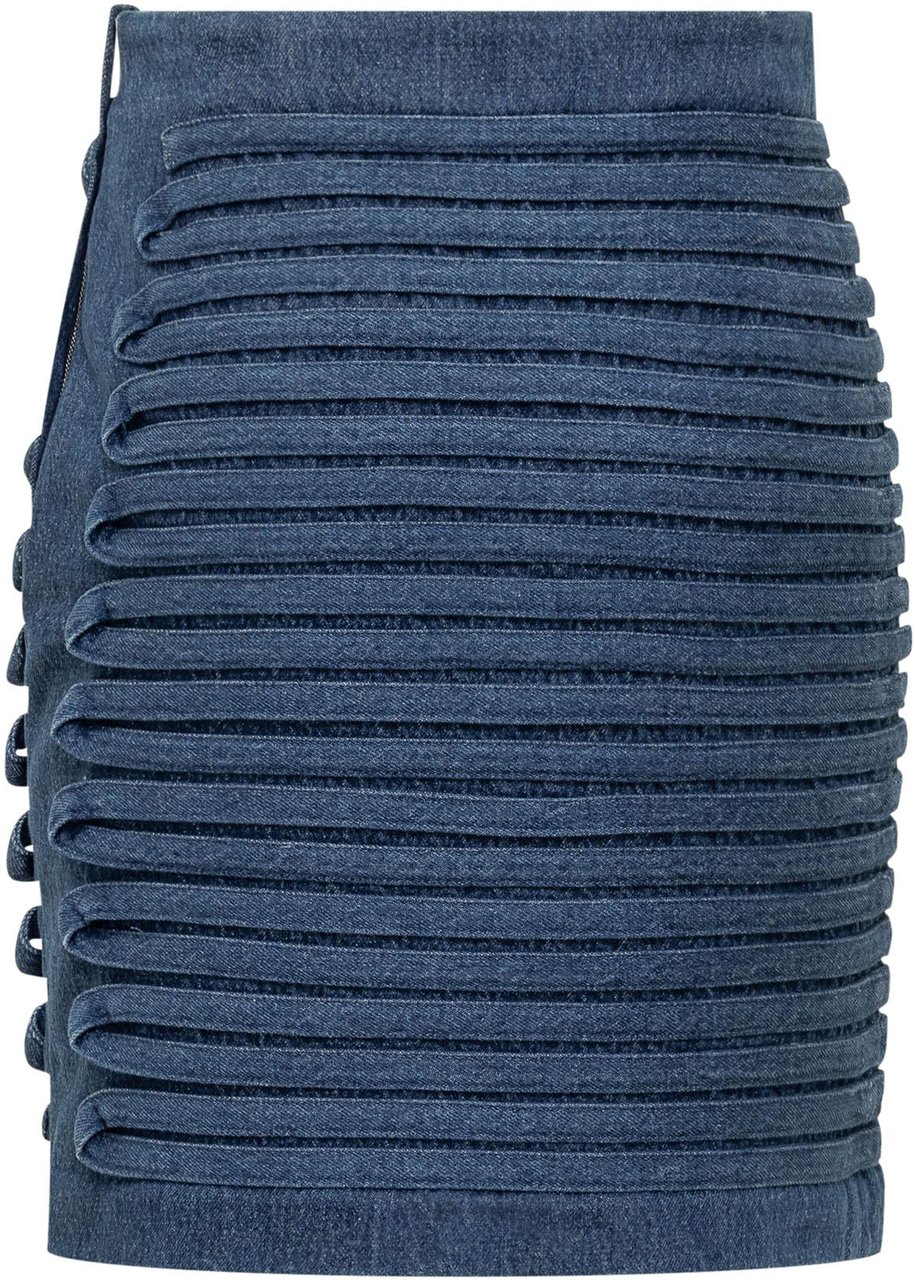 Versace Skirts Denim Blauw