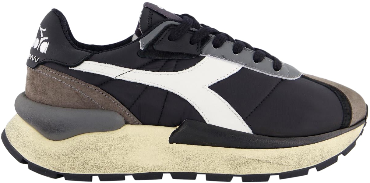 Diadora Dames Mercury Elite Sneaker Zwart Zwart