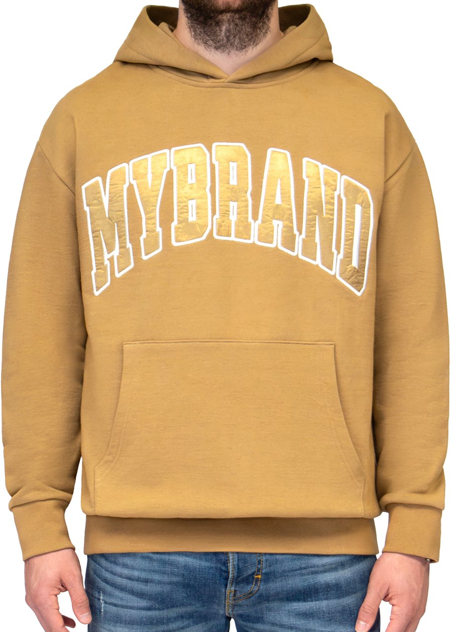 My Brand MYBRAND VARSITY EDGE SILK | BROWN Bruin