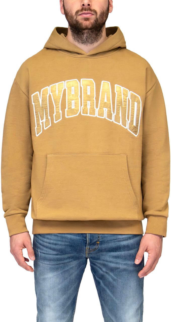 My Brand MYBRAND VARSITY EDGE SILK | BROWN Bruin