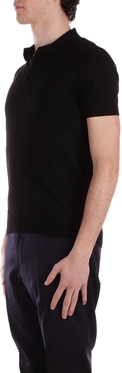 Tagliatore T-Shirts And Polos Black Zwart