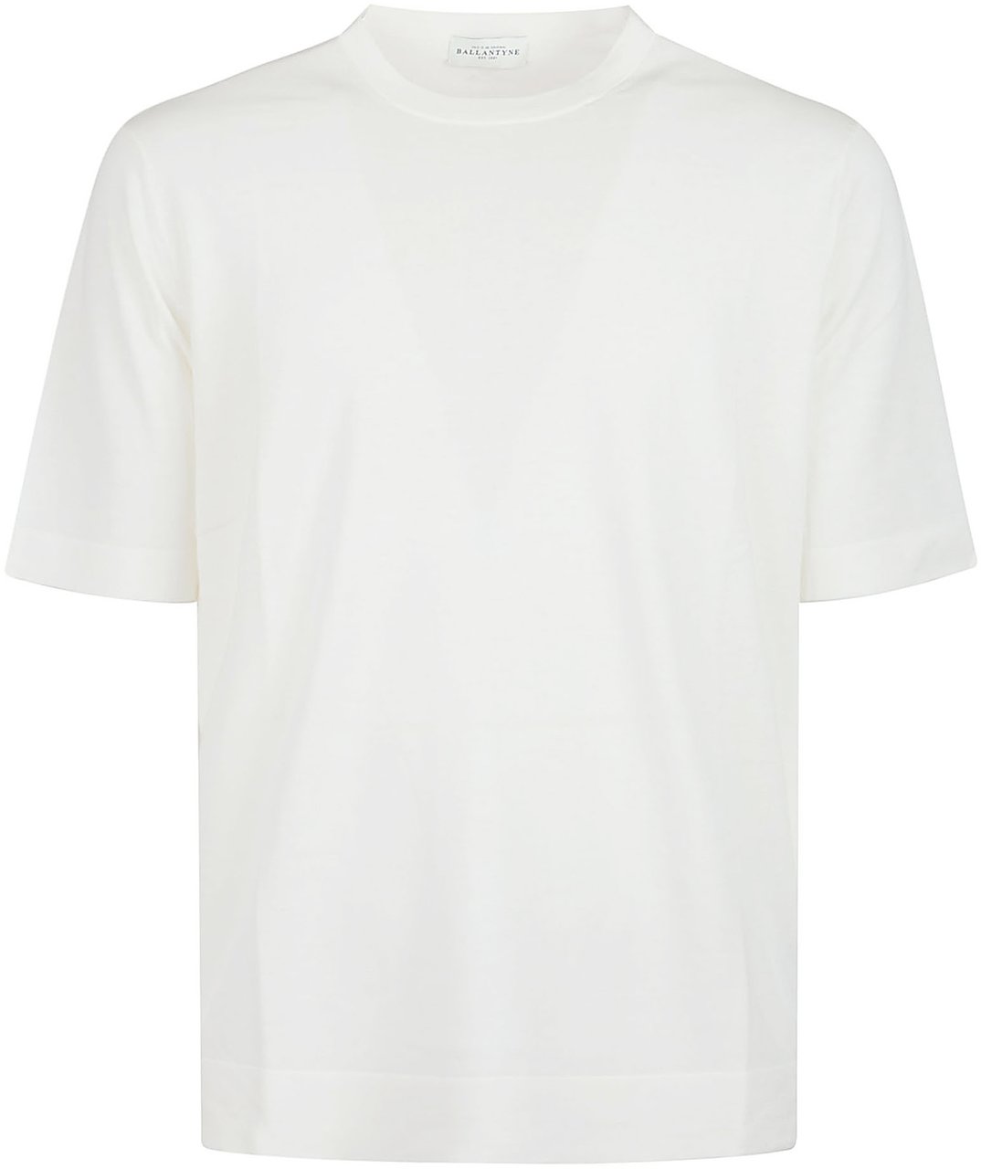 Ballantyne Plain T-shirt White Wit