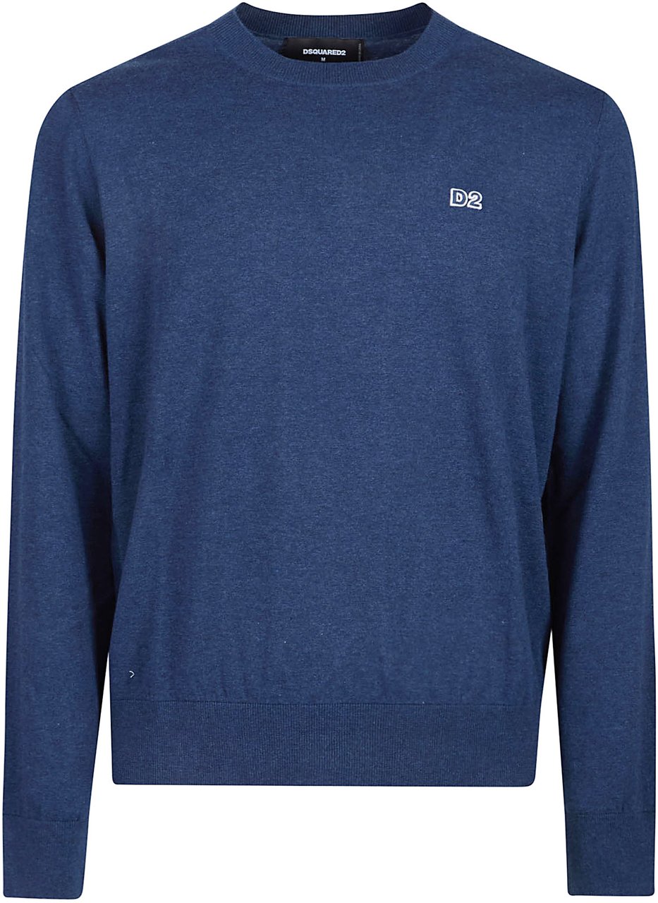Dsquared2 Sweater Blue Blauw