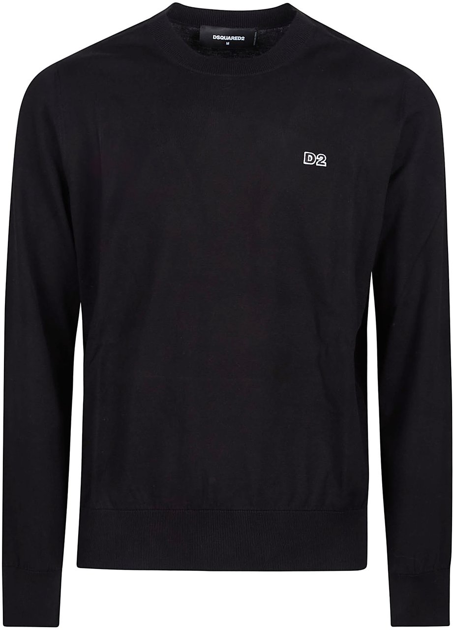 Dsquared2 Sweater Black Zwart