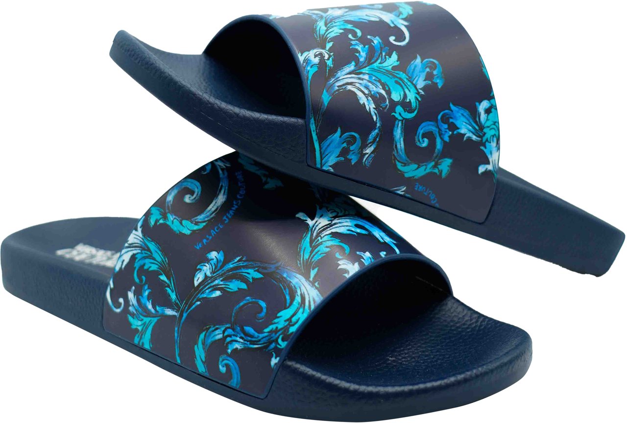 Versace Jeans Couture Heren Slippers Blauw