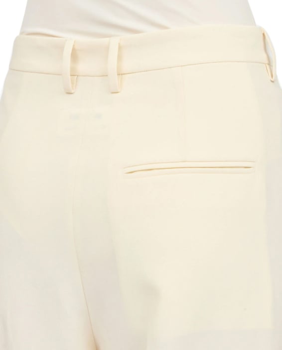 MM6 Maison Margiela Trousers Ivory Wit