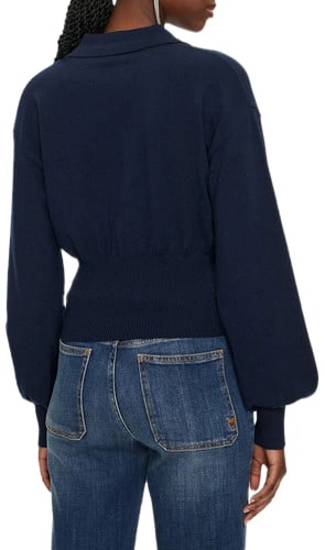 Pinko Sweaters Blu Marino Cupo Blauw