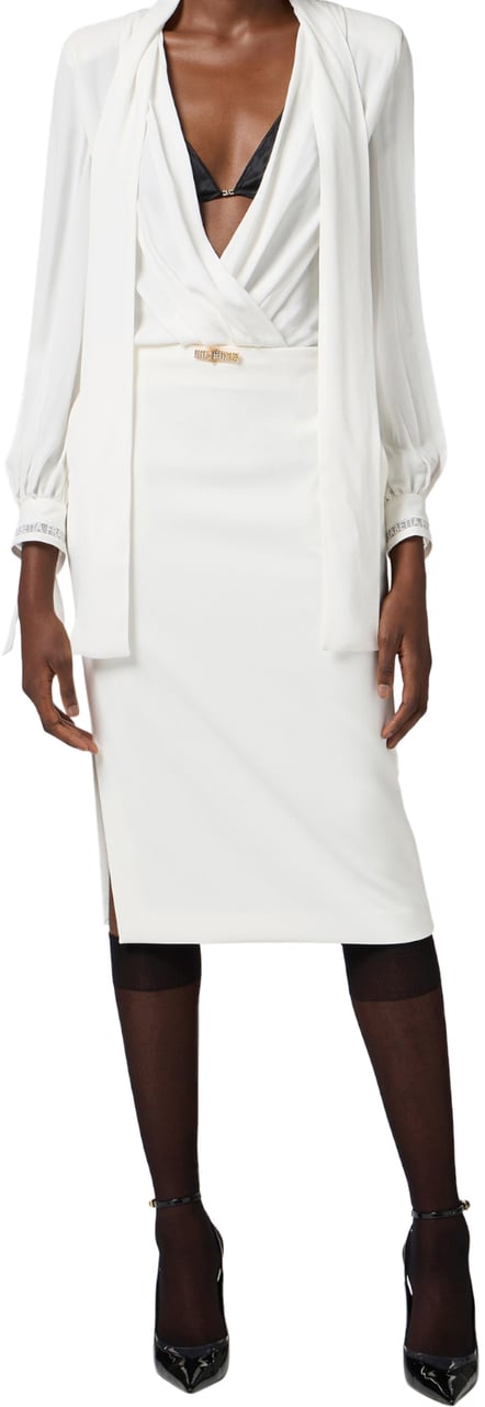 Elisabetta Franchi Skirts Ivory Wit