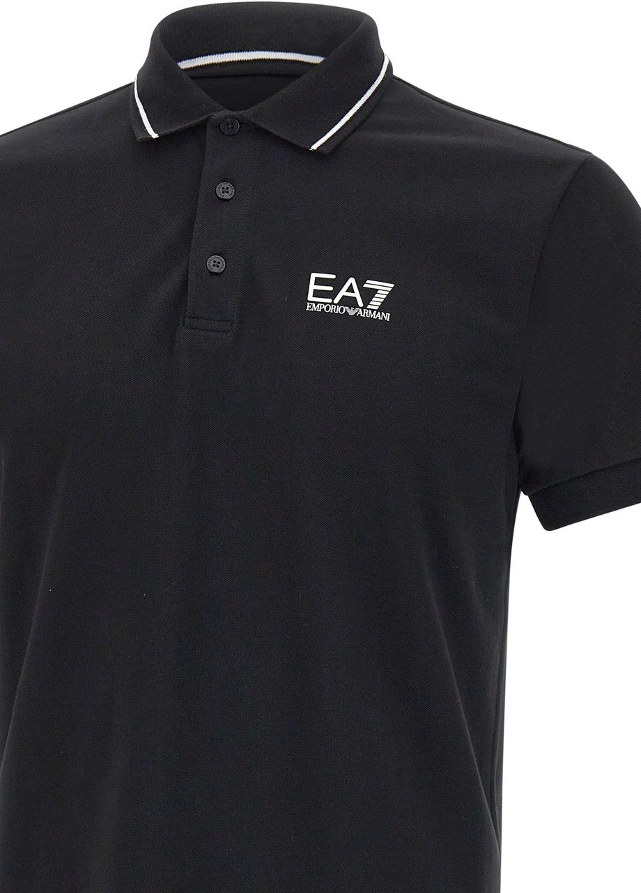 EA7 T-Shirts And Polos Black Zwart