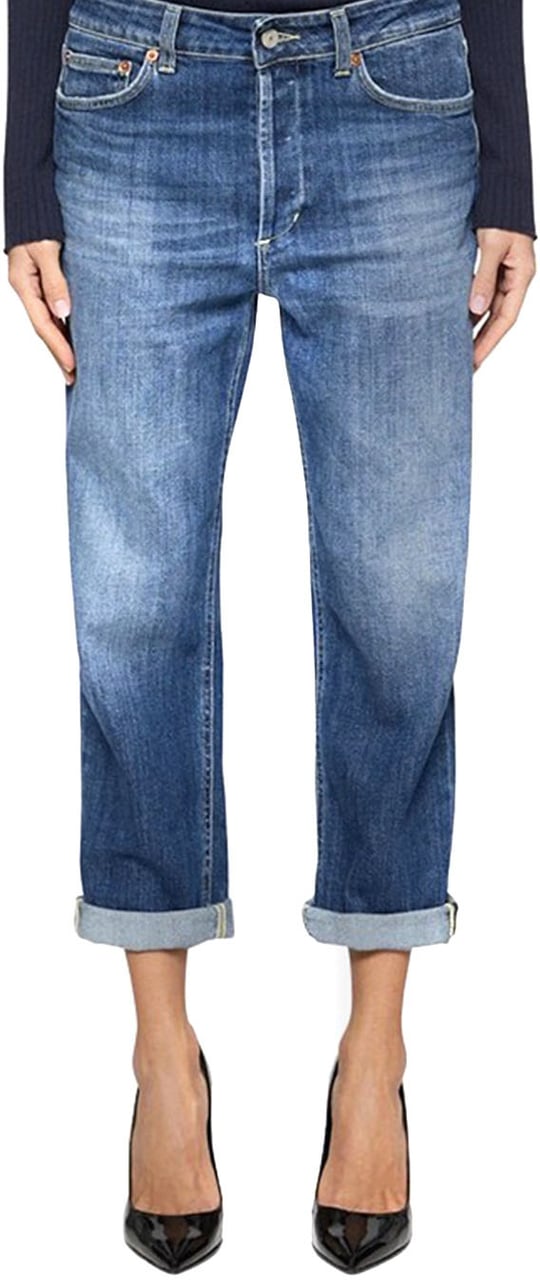 Dondup Trousers Blue Blauw