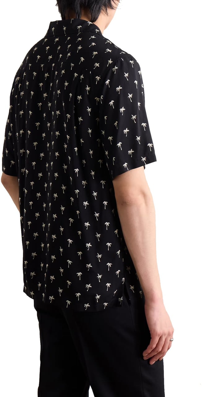 Celine Céline Hawaiian Shirt Zwart