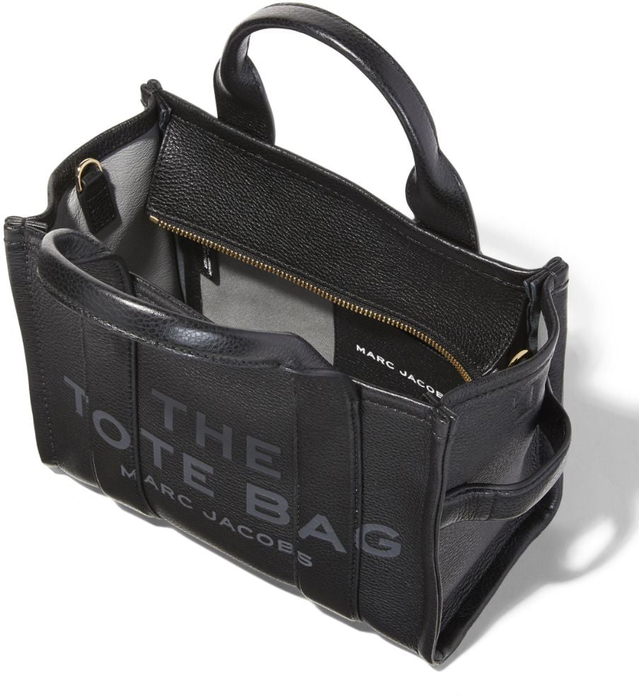 Marc Jacobs The Small Tote Leather Nero Zwart