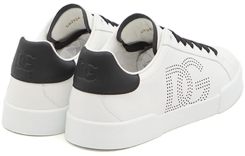 Dolce & Gabbana Sneaker Bassa in Pelle Wit