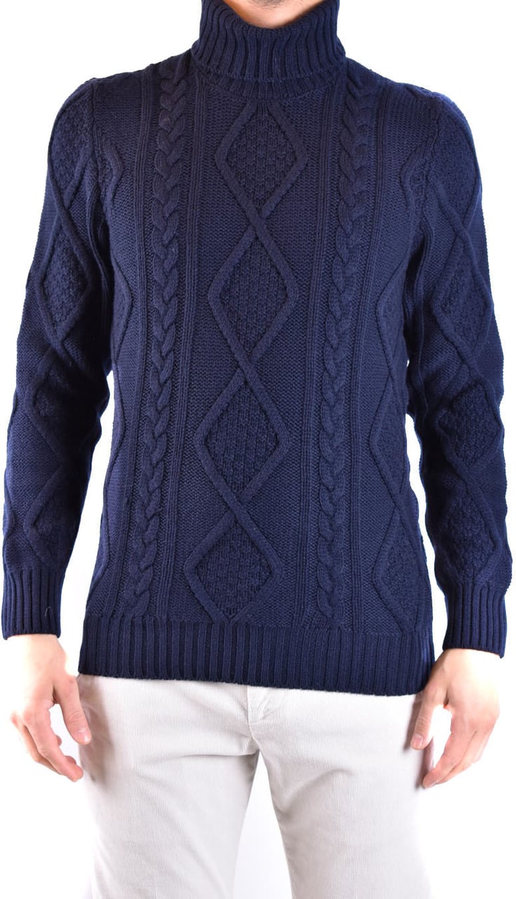 Tagliatore Sweaters Blue Blauw