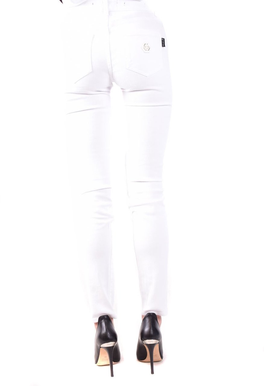 Philipp Plein Trousers White Wit