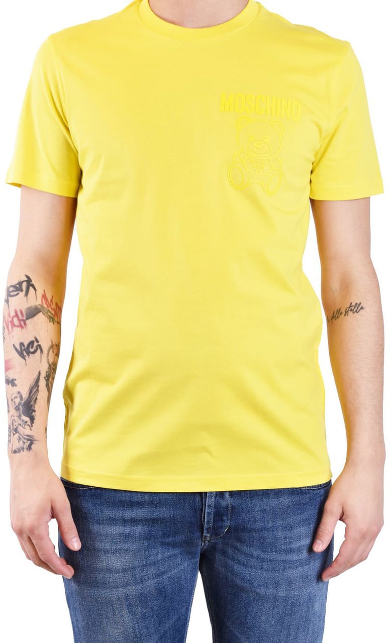 Moschino T-shirts Yellow Geel