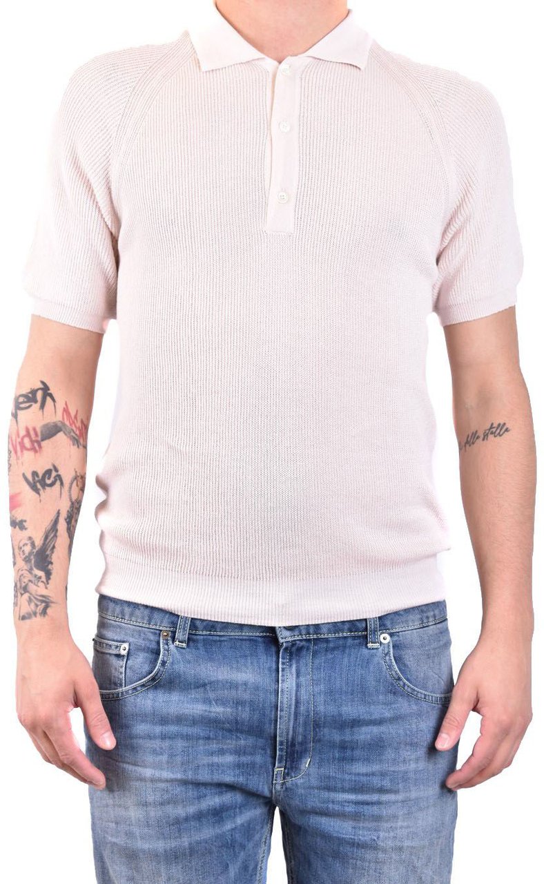 Laneus Polos White Wit