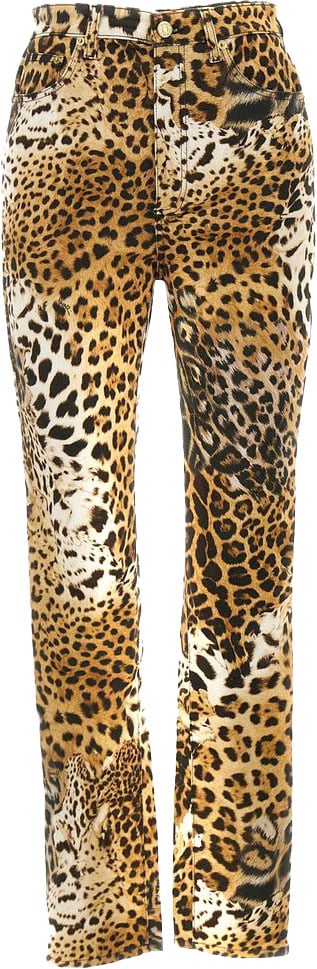 Roberto Cavalli Trousers Beige Beige