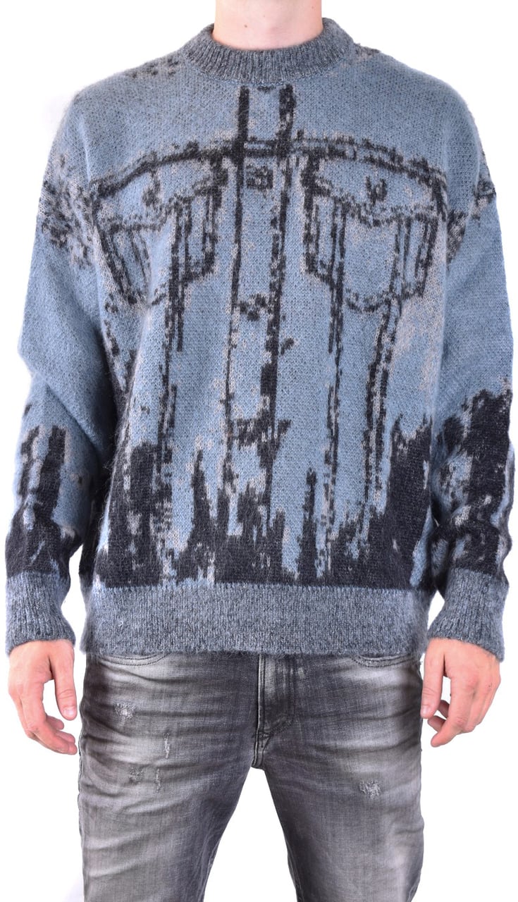 Diesel Sweaters Cyan Cyaan