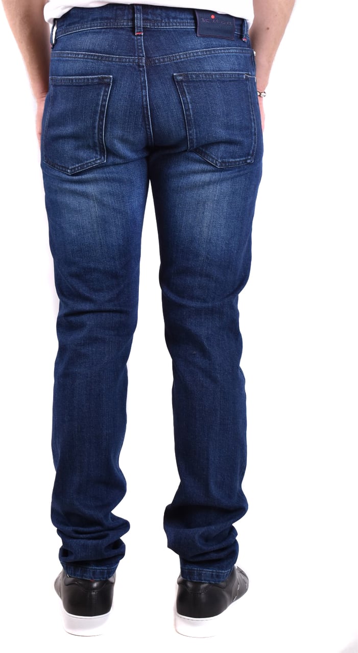 Kiton Jeans Blue Blauw