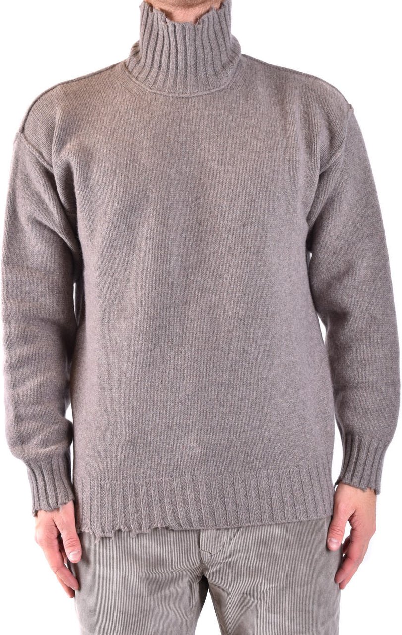 Isabel Benenato Sweaters Taupe Taupe