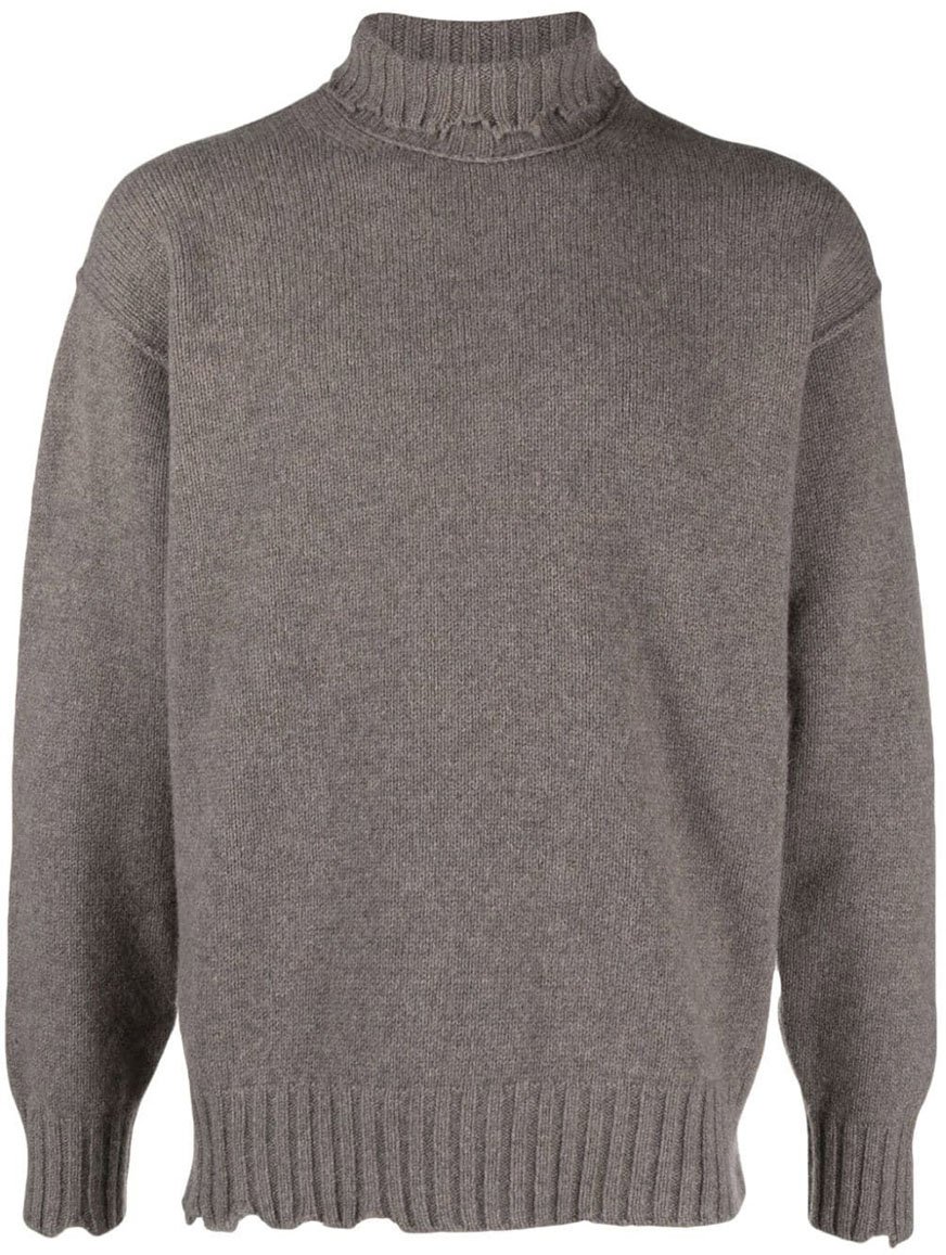 Isabel Benenato Sweaters Taupe Taupe