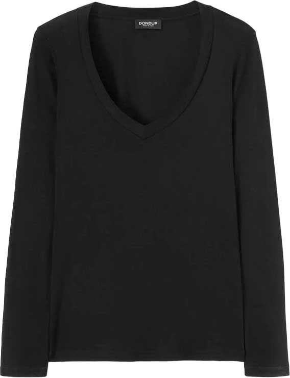 Dondup T-shirts Black Zwart