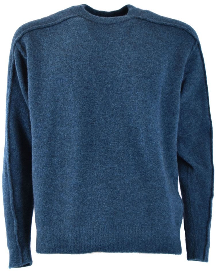 Isabel Benenato Sweaters Blue Blauw