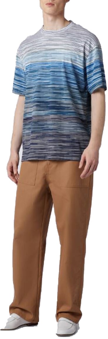 Missoni T-shirts Blue Blauw