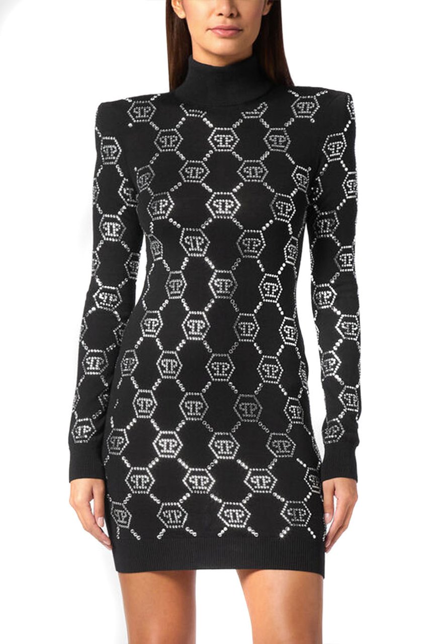 Philipp Plein Dresses Black Zwart