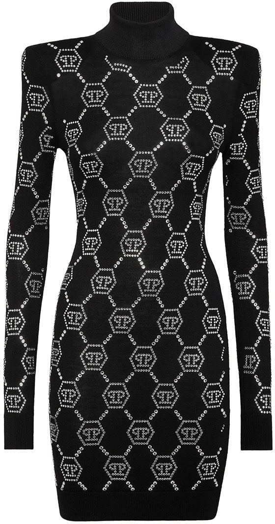 Philipp Plein Dresses Black Zwart
