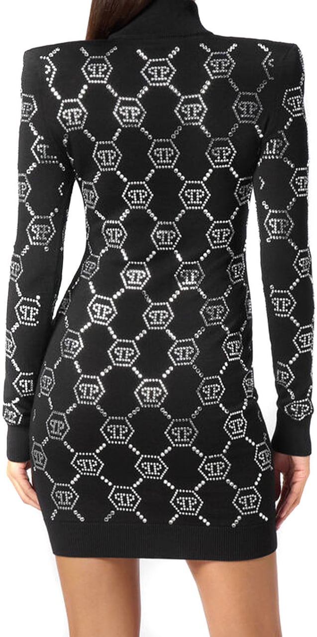 Philipp Plein Dresses Black Zwart