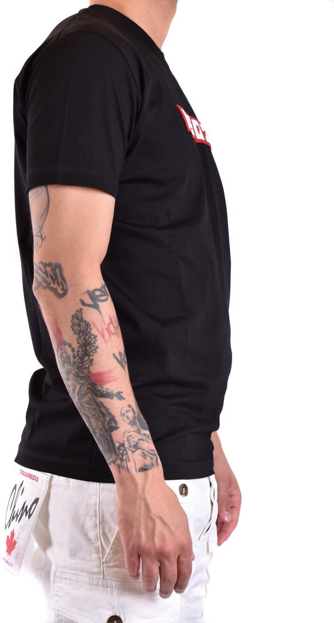 Dsquared2 Heren DSQ2 patch T-Shirt Zwart Zwart