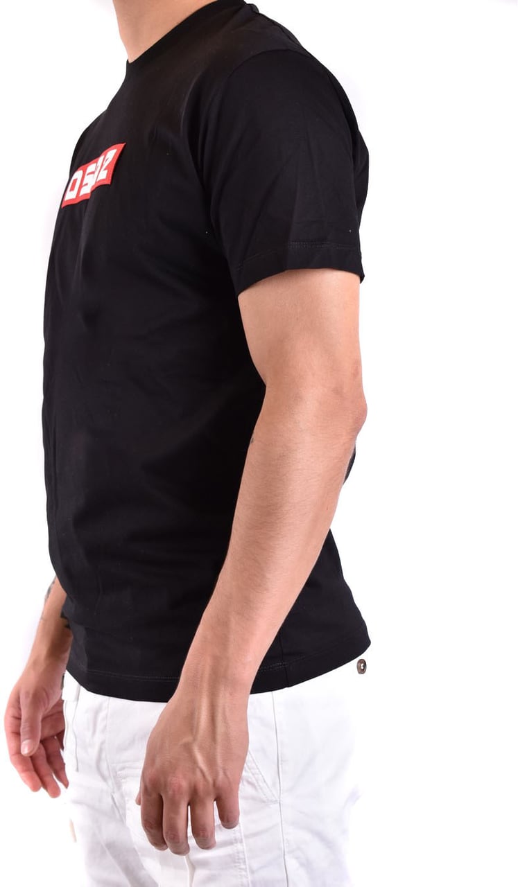 Dsquared2 Heren DSQ2 patch T-Shirt Zwart Zwart