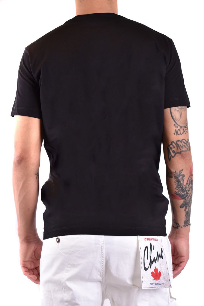 Dsquared2 Heren DSQ2 patch T-Shirt Zwart Zwart